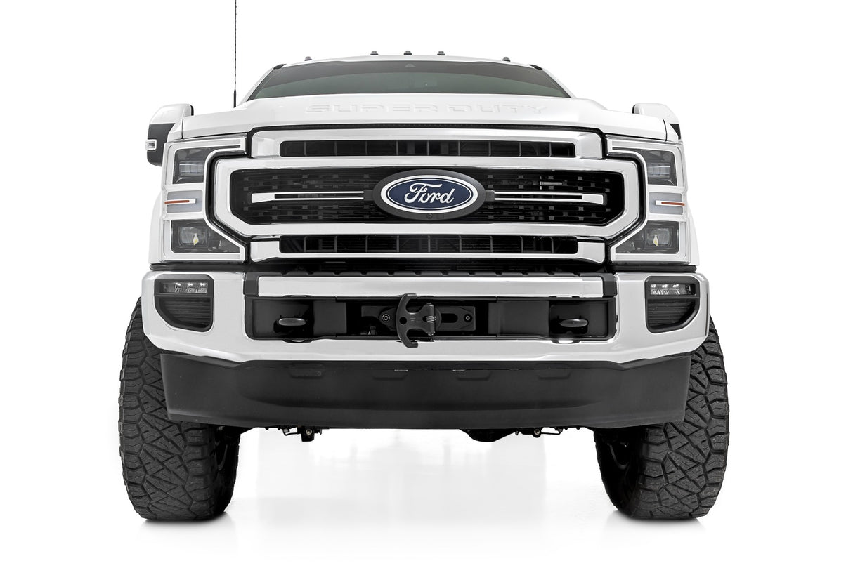 Hidden Winch Mount Ford F-250/F-350 Super Duty 2WD/4WD (2020-2022) Rough Country