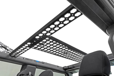 Molle Mounting Panel w/ LED Dome Light Overhead Ford Bronco 4WD (21-25) Rough Country