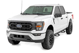SRL2 Adj Aluminum Step Crew Cab Ford F-150/Lightning/F-250/F-350/Raptor (15-26) Rough Country