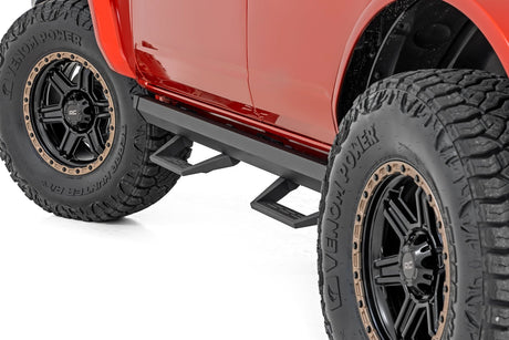 SRL2 Adjustable Aluminum Step 4-Door Ford Bronco 4WD (2021-2025) Rough Country