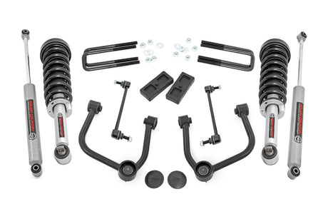 3 Inch Lift Kit N3 Struts Ford Ranger 4WD (2024-2025) Rough Country