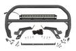 Nudge Bar w/ Tow Hooks 20 Inch Black Single Row LED Ford Bronco Sport (21-24) Rough Country