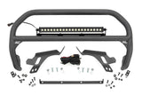 Nudge Bar w/ Tow Hooks 20 Inch Black Single Row LED Ford Bronco Sport (21-24) Rough Country