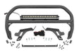 Nudge Bar w/ Tow Hooks 20 Inch Black DRL Single Row LED Ford Bronco Sport (21-24) Rough Country