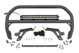 Nudge Bar w/ Tow Hooks 20 Inch Black DRL Single Row LED Ford Bronco Sport (21-24) Rough Country