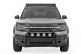 Nudge Bar w/ Tow Hooks 20 Inch Black DRL Single Row LED Ford Bronco Sport (21-24) Rough Country