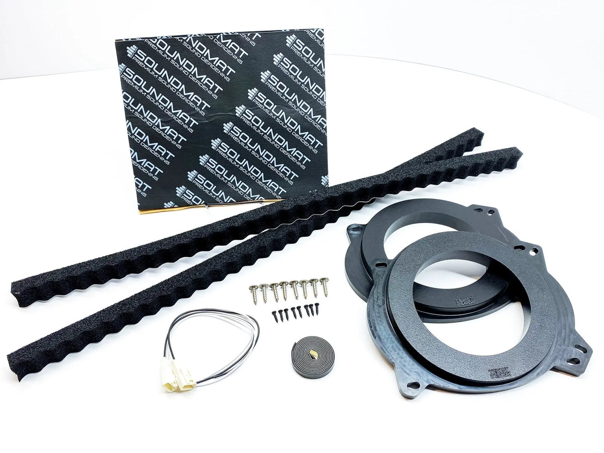 Toyota, Lexus & Subaru Front Speaker Adapters | 1-inch CNC-Machined HDPE Ten87 Design