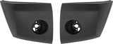 Black Front Bumper Assembly with End Cap and Molding