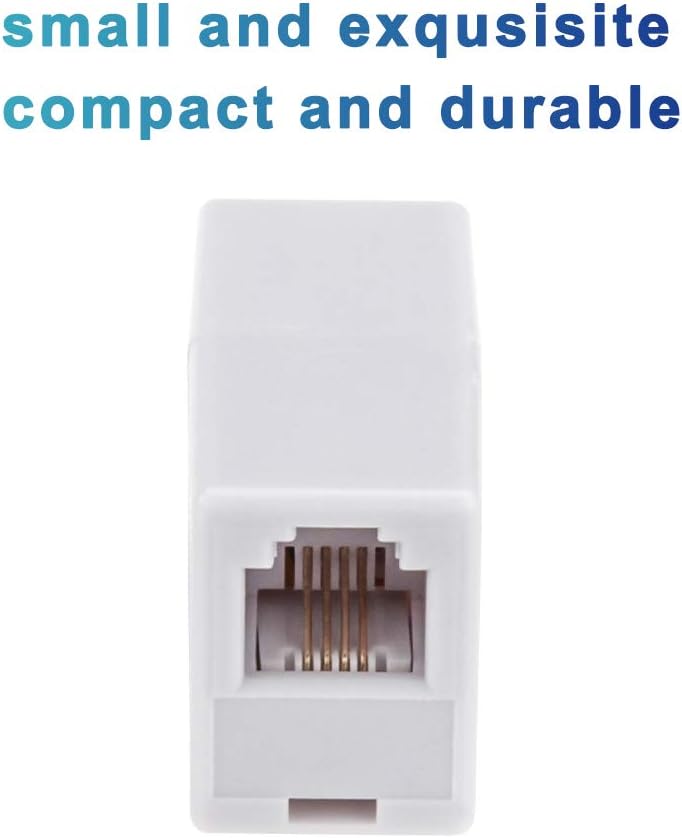 RJ11 Phone Line Coupler – 2 Pack TekShack