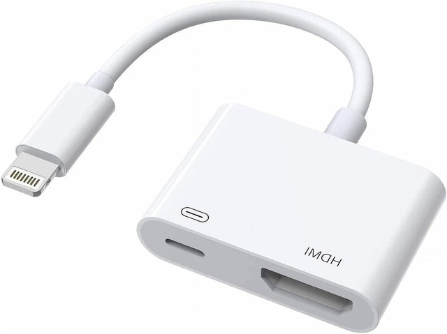 Apple MFi Lightning to HDMI Adapter – 1080P AV Cable for iPhone/iPad to TV/Monitor TekShack
