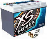 XS Power D3100 12V Group 31 AGM 5000 Amp Battery w/ FREE 580 Top Post Terminals XS Power