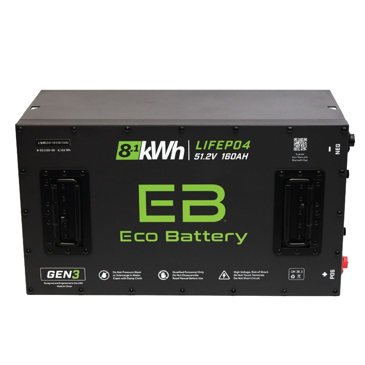 Eco Battery (48V) 51V 160AH Battery Bundle / Advanced EV Advent / 2022-24