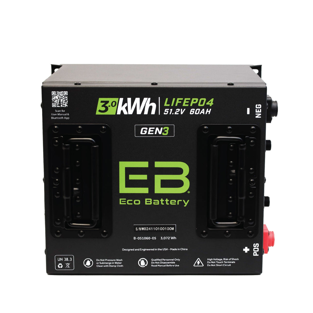 Eco Battery (48V) 51V 60AH Battery Bundle / Yamaha G19/G22