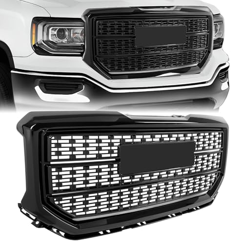 Front Bumper Grill Compatible with 2016-2018 GMC Sierra 1500 Platinum High Performance Solutions, LLC.