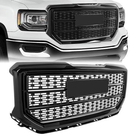 Front Bumper Grill Compatible with 2016-2018 GMC Sierra 1500 Platinum High Performance Solutions, LLC.
