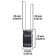 1000µF 25V Electrolytic Capacitor, 10x17mm Aluminum Radial Capacitor TekShack