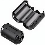 Clip-On Ferrite Core Choke 3.5mm Noise Suppressor TekShack
