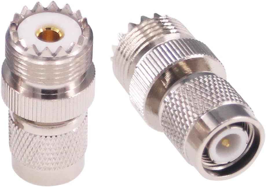 TNC Male to UHF Female RF Coaxial Coax Adapter TNC to UHF Connector TekShack
