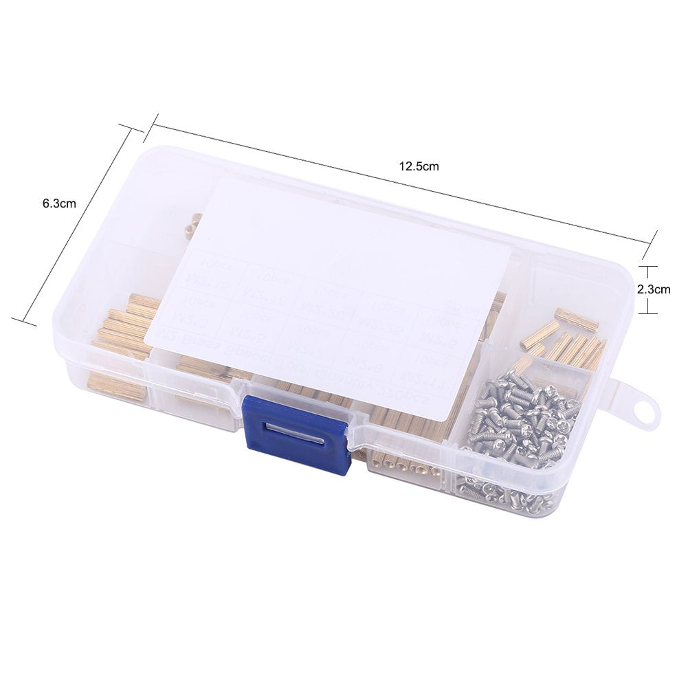 M2 Brass Standoff Kit 270pcs Motherboard Standoffs and Screws Assortment Generic