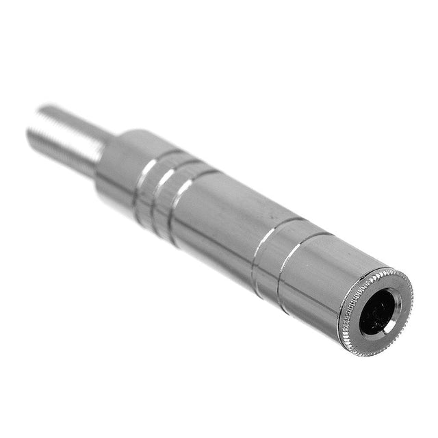 1/4" TRS Stereo Female Connector Jack with Cable Boot TekShack