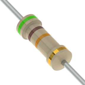 RES 51K OHM 5% 1/2W AXIAL 5 PACK TekShack
