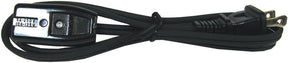 Woods® 0293 2-Foot HPN Replacement Mini Extension Cord (18/2), Black WoodsWire