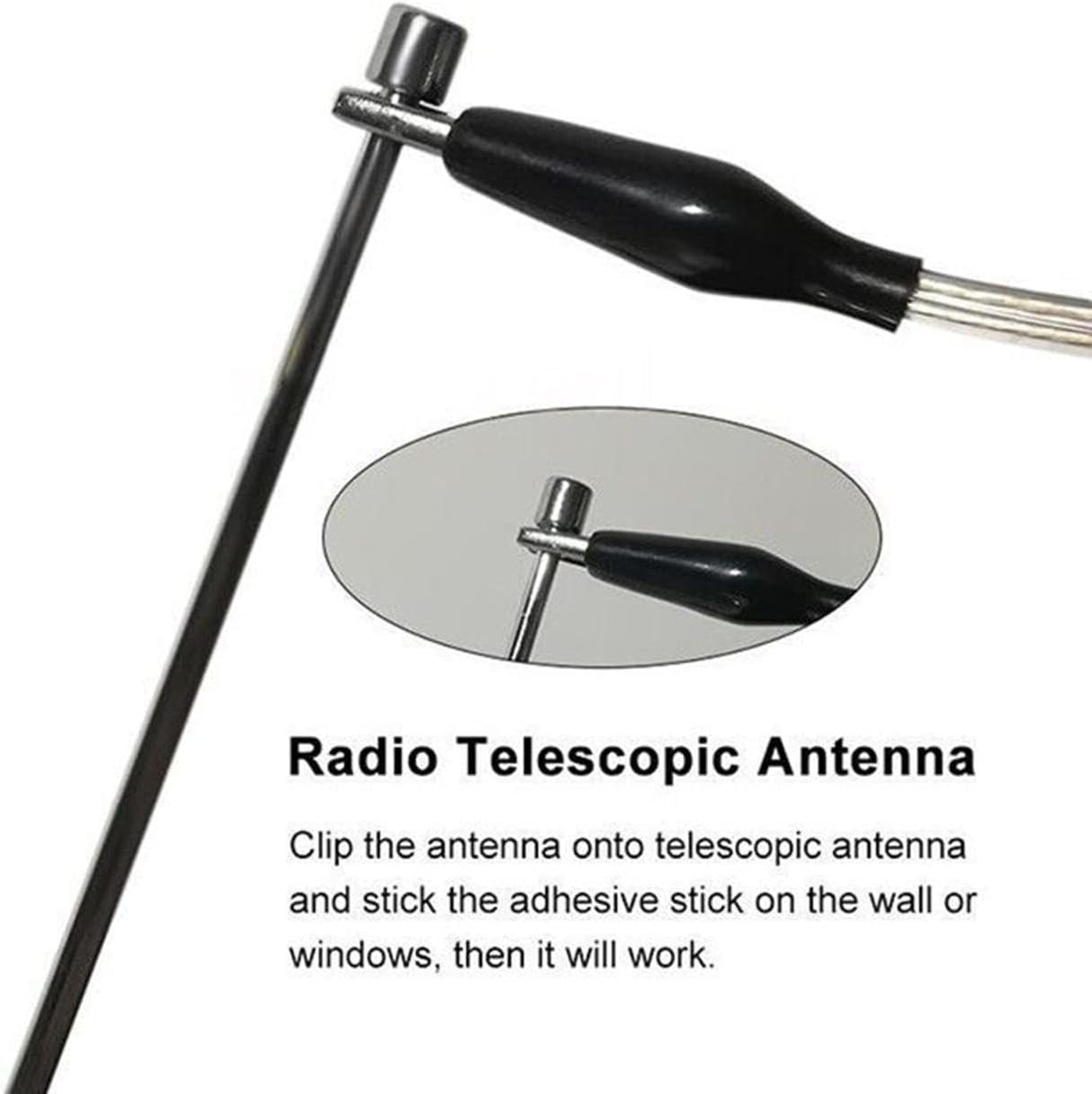Radio Antenna Booster – Signal Enhancer for Telescopic Antennas TekShack