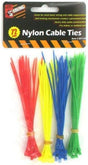 MT230 Nylon Cable Ties, Yellow/Green/Blue/Red TekShack