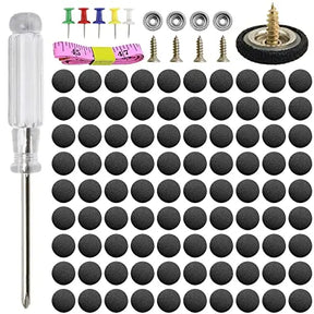 GOOSLA Car Roof Headliner Repair Kit 90 Set Black Grid A1101