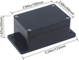 IP65 Waterproof ABS Project Box – 3.94" x 2.68" x 1.97" (100x68x50mm) with Mounting Ears Amazon