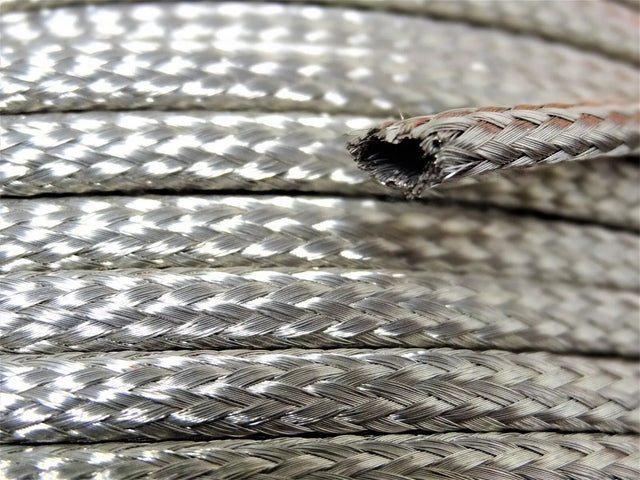 Tubular Braided Shield Tinned Copper Wire 1/4" Wide Ground Strap USA 20' FT AC/DC WIRE AND SUPPLY