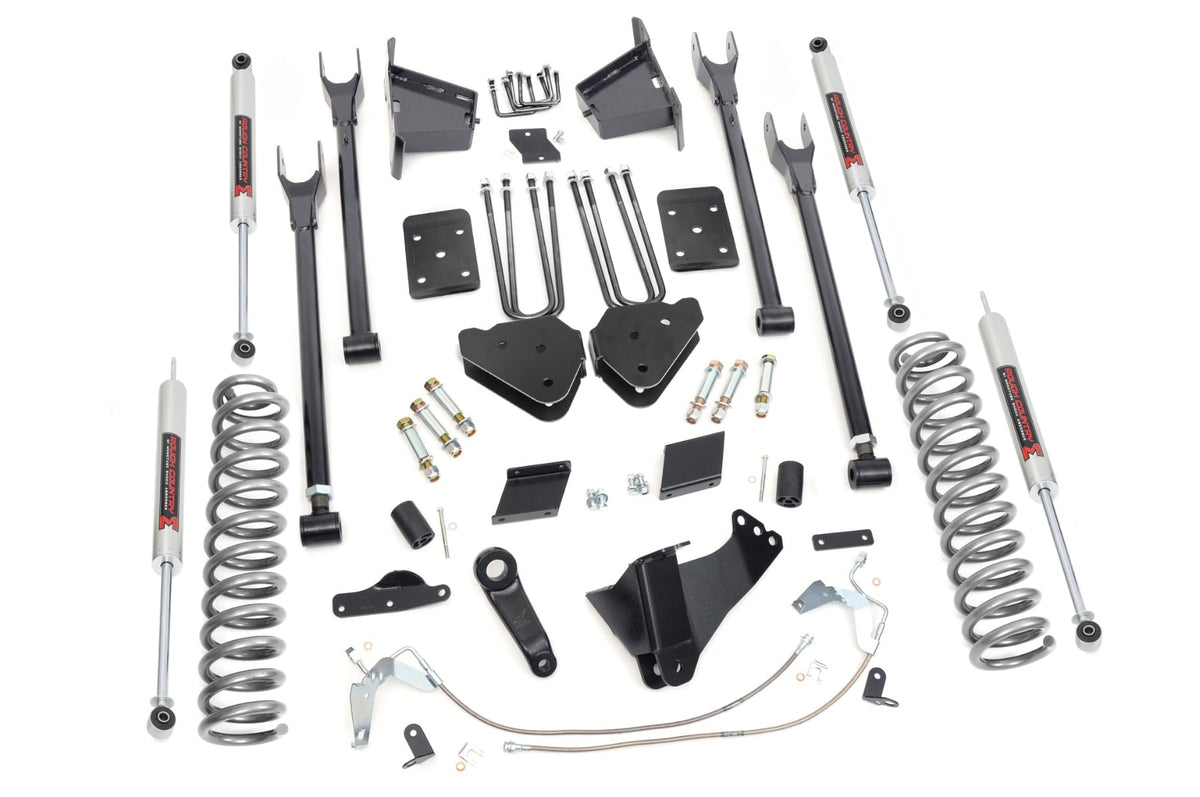6 Inch Lift Kit 4-Link No OVLD M1 Ford F-250 Super Duty 4WD (15-16) Rough Country