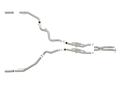 aFe 24-25 Ford Ranger Raptor Vulcan Series 3in 304 SS Cat-Back Exhaust w/ Polished Tips