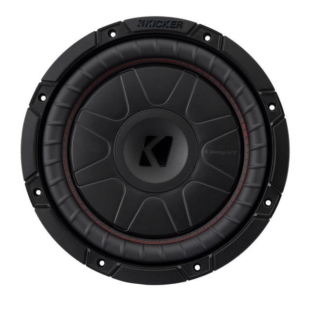 Kicker CVT104 | 10" 375W RMS Shallow Subwoofer SVC 4-Ohm Kicker