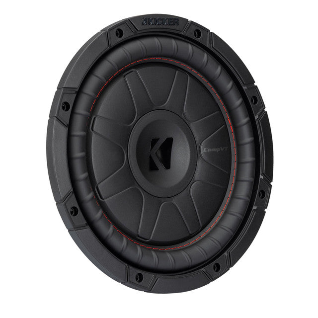 Kicker CVT104 | 10" 375W RMS Shallow Subwoofer SVC 4-Ohm Kicker