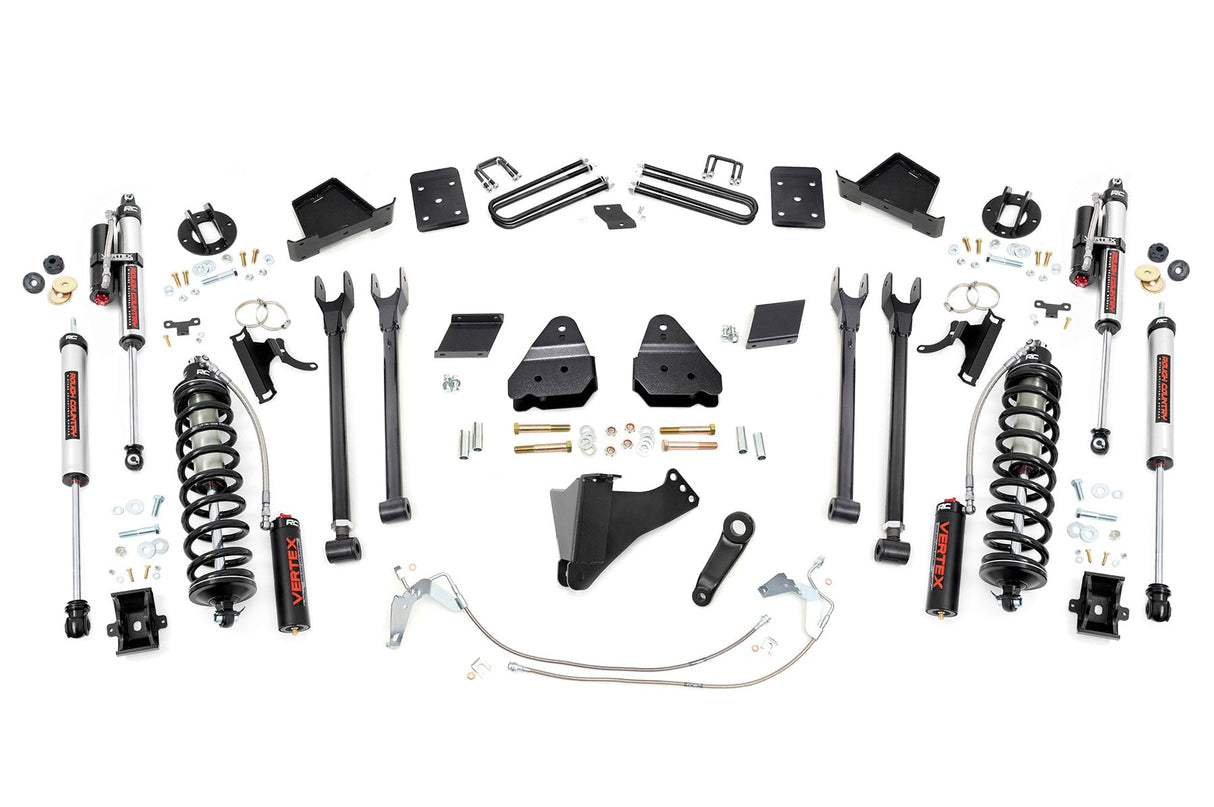 6 Inch Lift Kit 4-Link No OVLD C/O Vertex Ford F-250 Super Duty (11-14) Rough Country