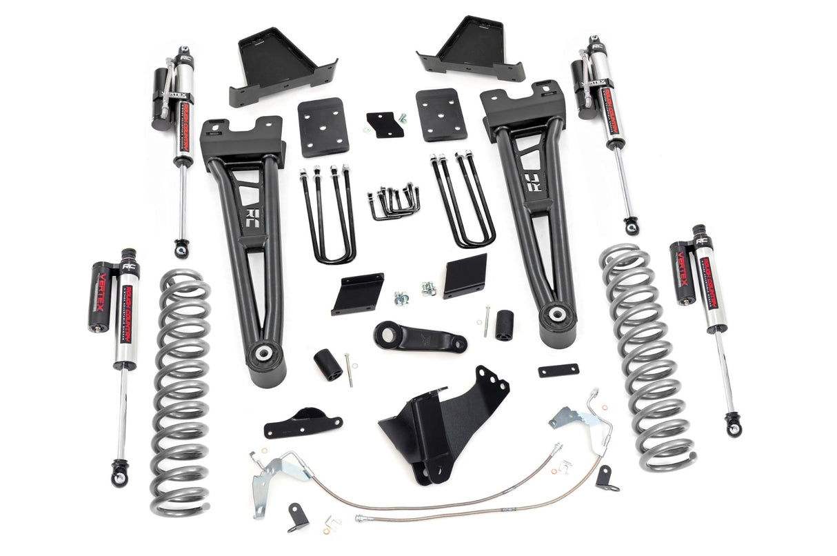 6 Inch Lift Kit Diesel Radius Arm Vertex No OVLD Ford F-250 Super Duty (15-16) Rough Country