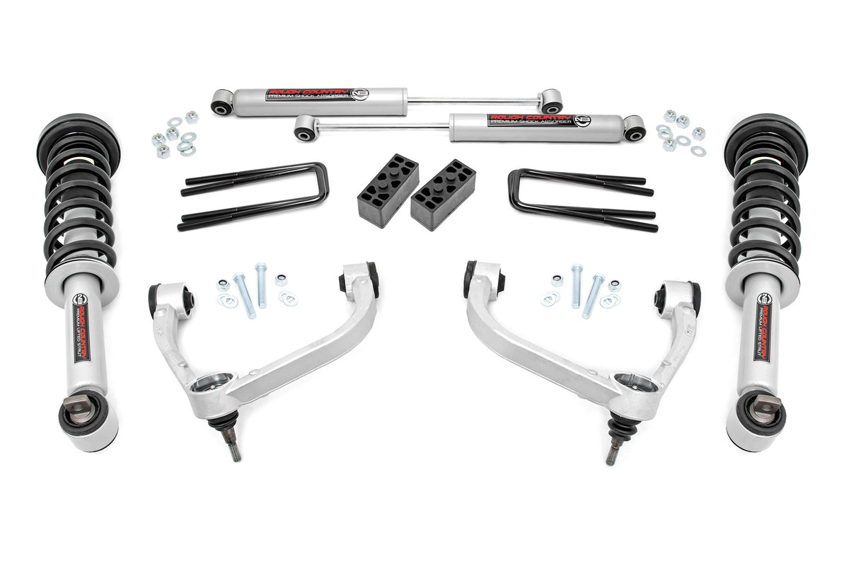 3 Inch Lift Kit N3 Struts Ford F-150 4WD (2014-2020) Rough Country