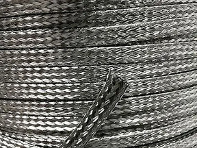 50 FEET 1/8 BRAIDED BRAID STAINLESS EXPANDABLE SLEEVE WIRE HARNESS LOOM ACDC