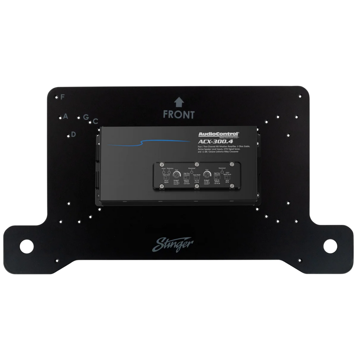 Under Driver Seat Amplifier Mounting Bracket | '18- Current JL Wrangler/ '20- Current JT Gladiator