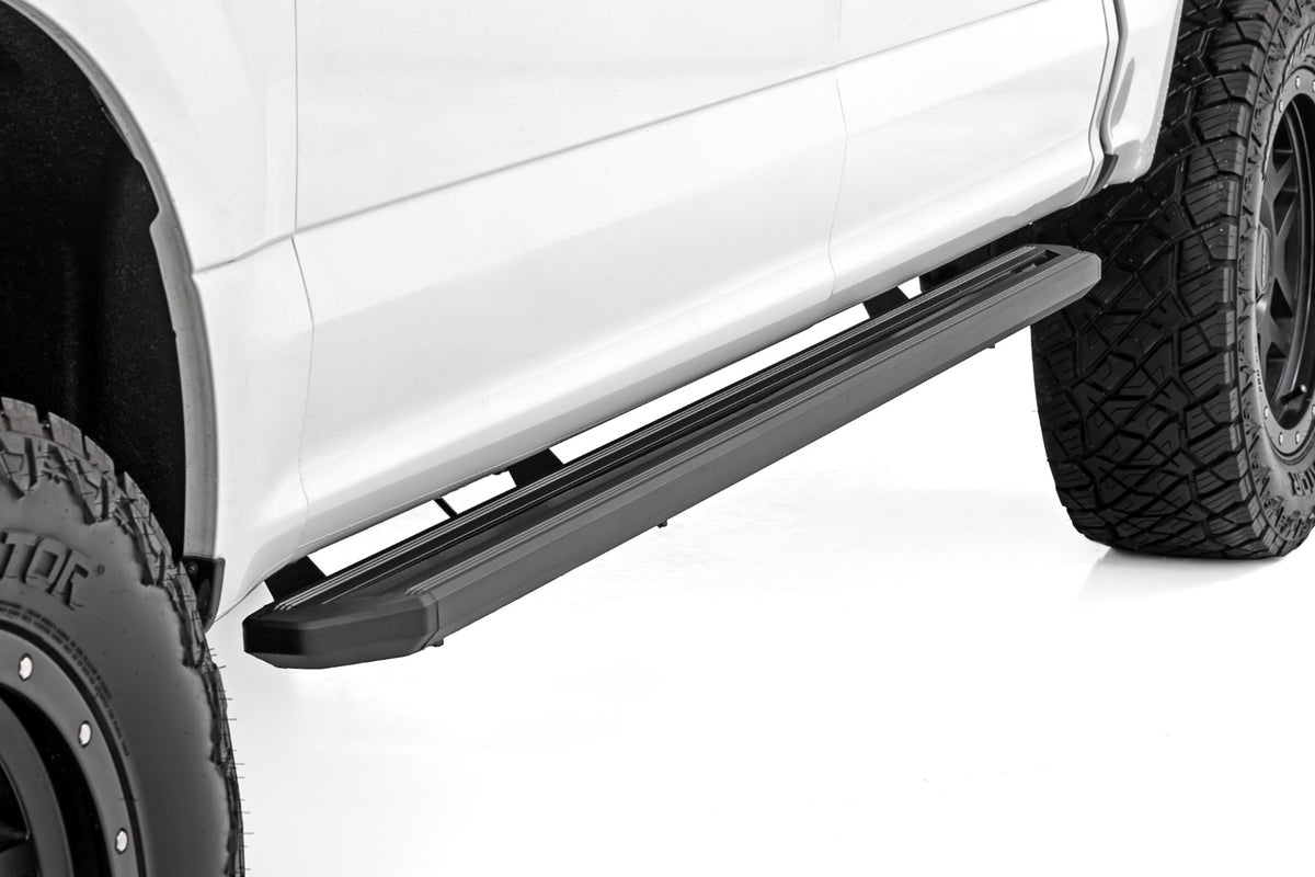 Multi-Color LED Running Boards Crew Cab Ford F-150/Lightning/F-250/F-350/Raptor (15-26) Rough Country