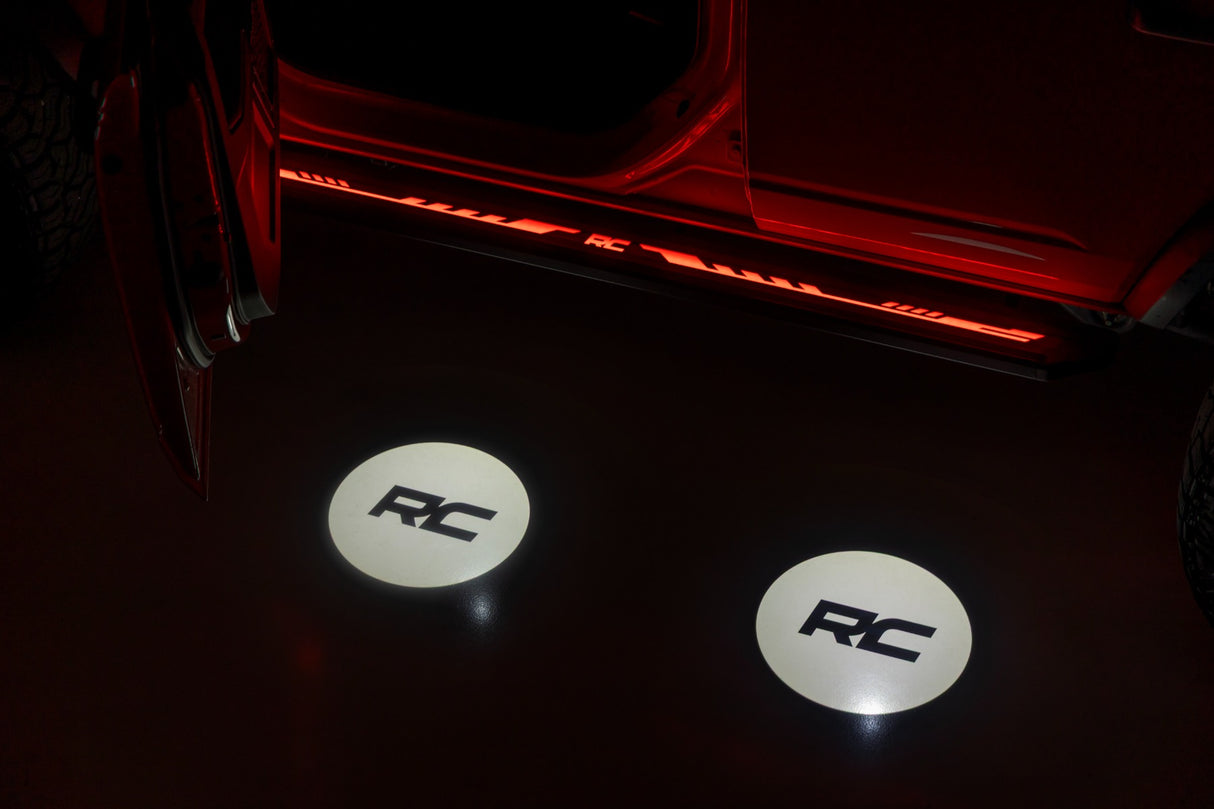 Multi-Color LED Running Boards 4-Door Ford Bronco 4WD (2021-2025) Rough Country