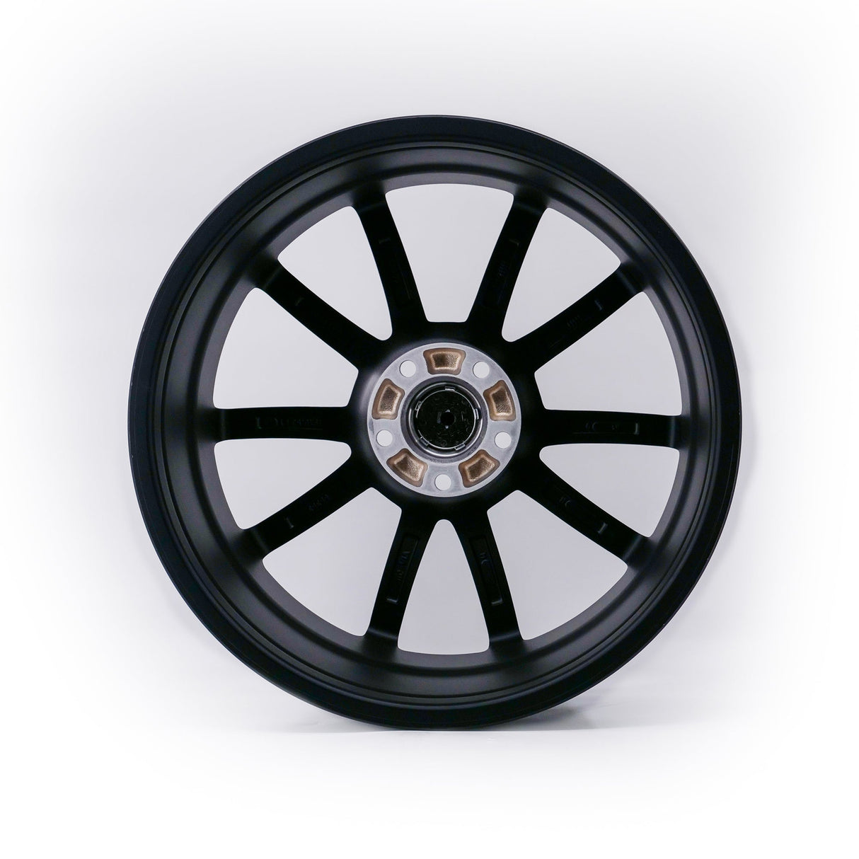 19 x 8.5 5x114.3 1pc Matte Black Wheels For Ford Mustang Shelby
