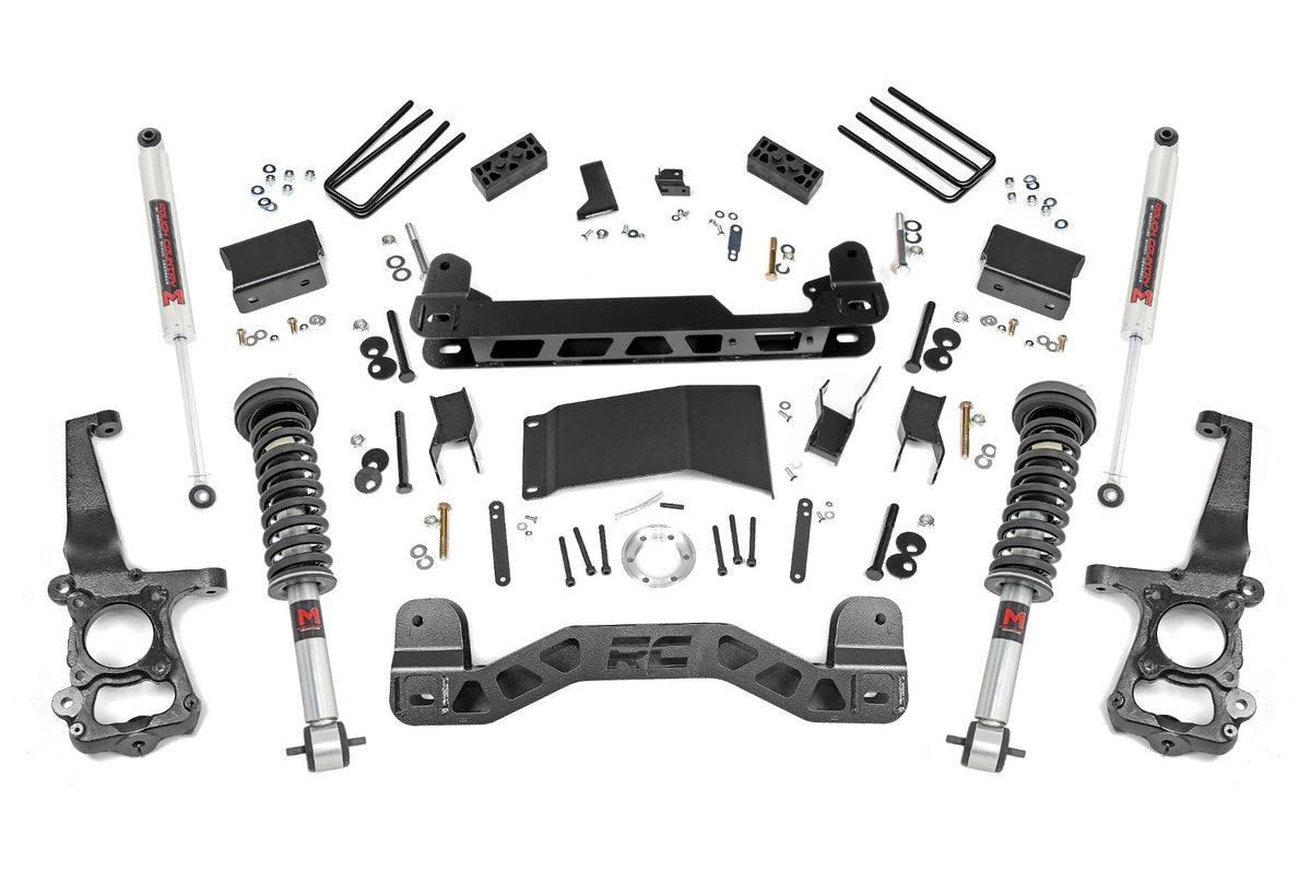 4 Inch Lift Kit M1 Struts/M1 Ford F-150 4WD (2015-2020) Rough Country