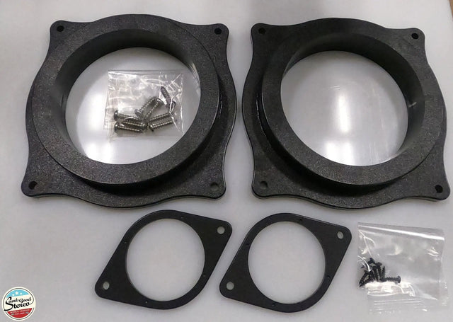 2014-2019 Lexus IS & RC 6.5-inch Front Speaker Adapters | 1.5-inch CNC HDPE Ten87 Design