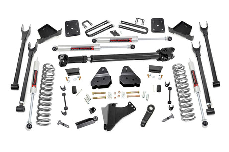 6 Inch Lift Kit 4-Link OVLD M1 w/ M1 Rear Shocks Ford F-250/F-350 Super Duty 4WD (17-22) Rough Country
