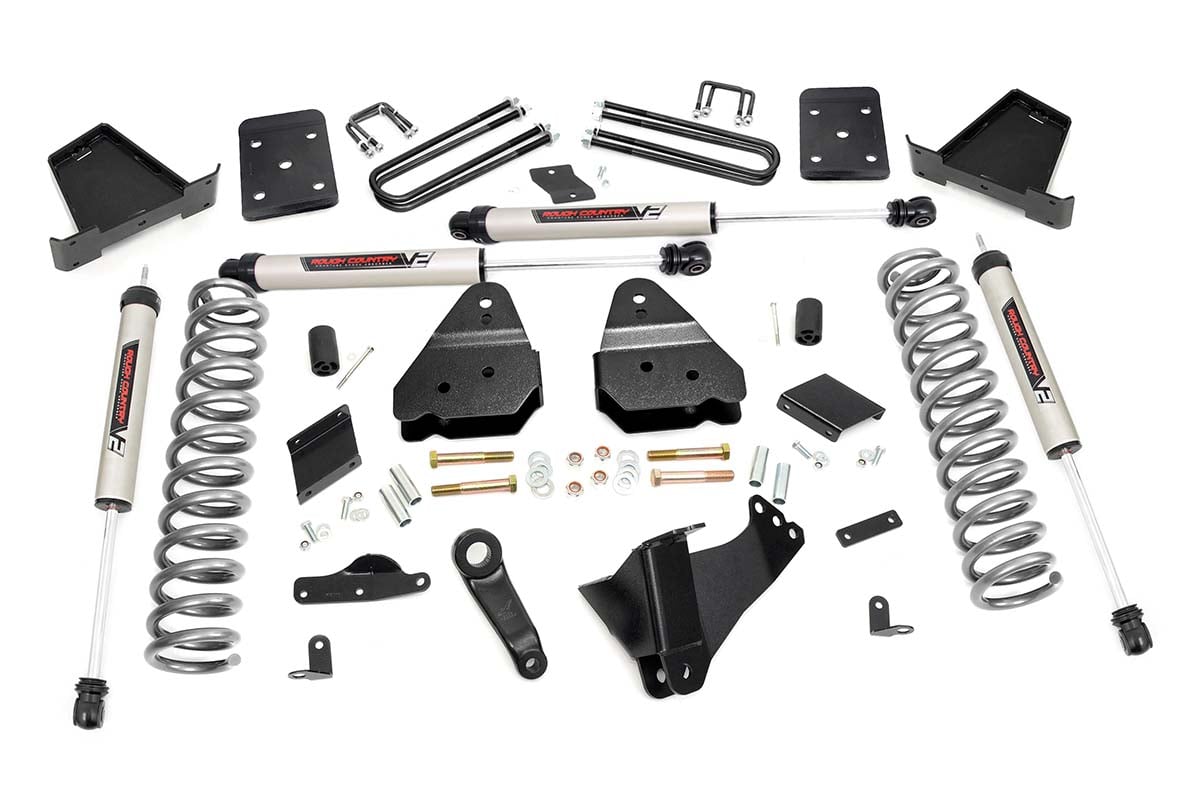 4.5 Inch Lift Kit OVLD V2 Ford F-250 Super Duty 4WD (2015-2016) Rough Country