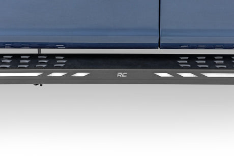 AC2 Running Boards Amber/White Crew Cab Ford F-150/Lightning/F-250/F-350/Raptor (15-26) Rough Country