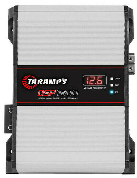 TARAMPS DSP 1600 2-OHMS CAR AUDIO AMPLIFIER 1600 WATTS RMS CLASS D 1-CHANNEL AMP