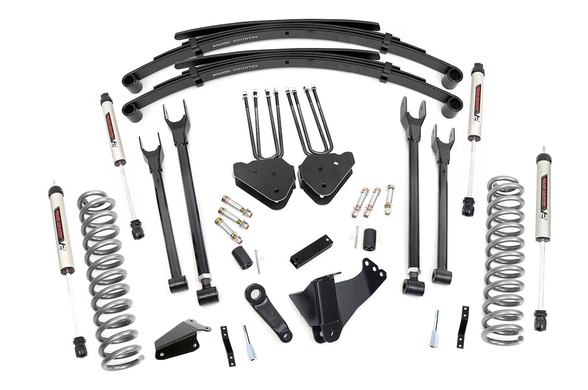6 Inch Lift Kit Diesel 4 Link RR Spring V2 Ford F-250/F-350 Super Duty (05-07) Rough Country